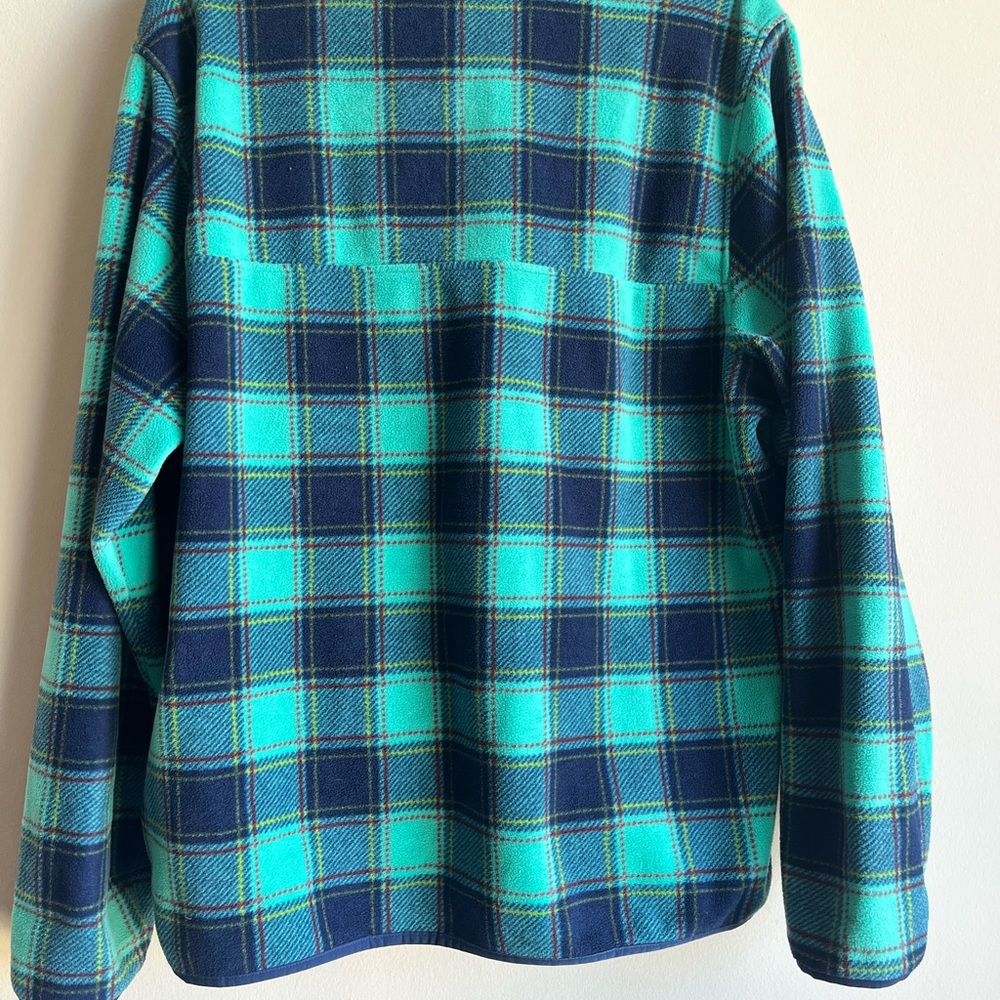 Lands’ End Snap-Neck Fleece Pullover